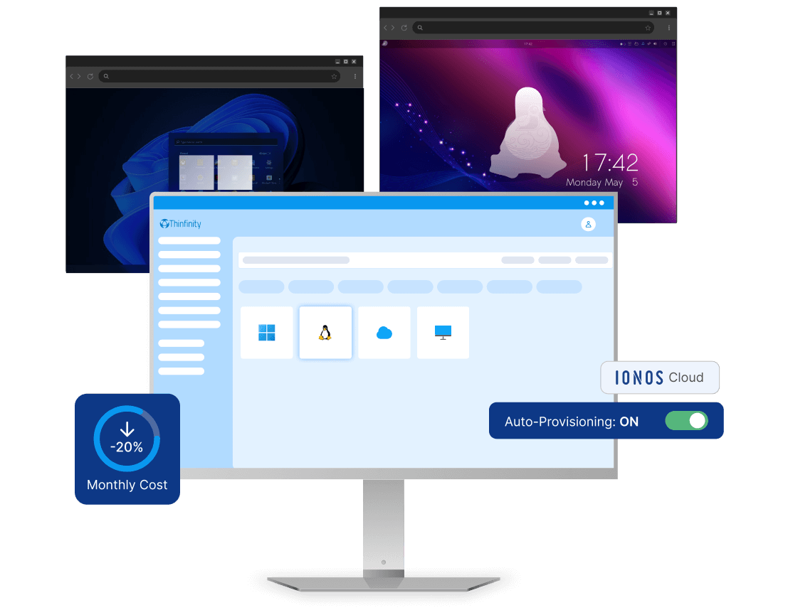 Unified Access to Windows & Linux Desktops