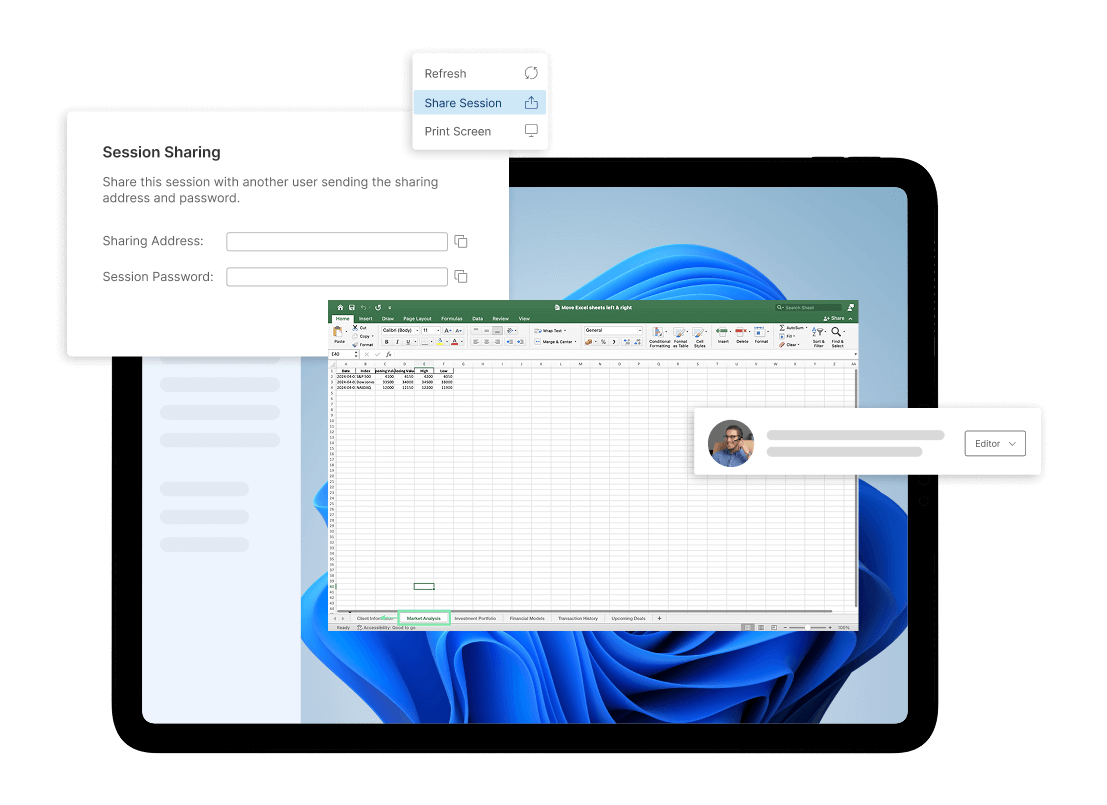 Secure Session Sharing