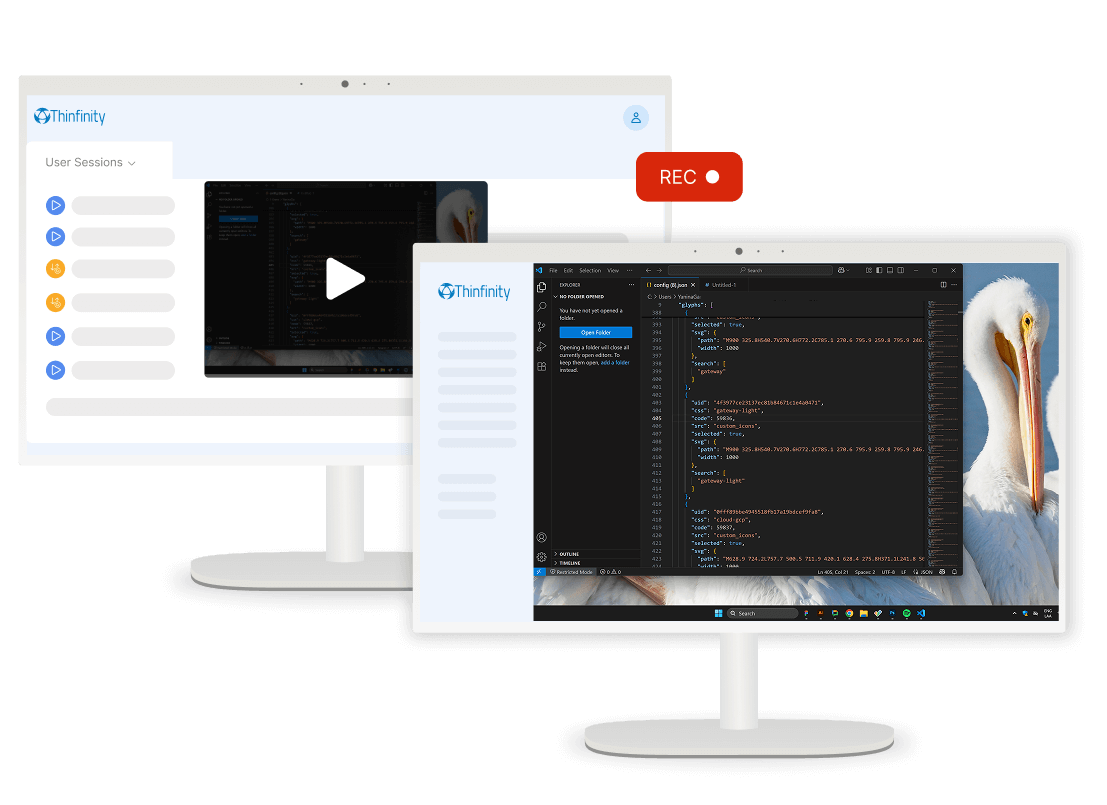 Session Recording for Control & Compliance